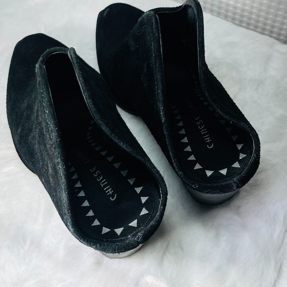 Chinese Laundry Kelso Split Suede Booties. Black size 7 - Picture 3 of 8